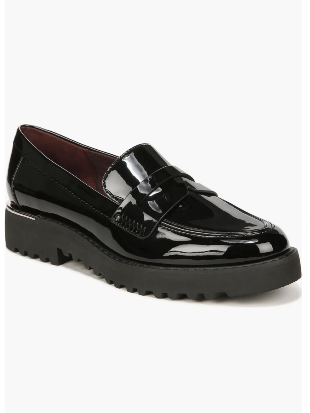FRANCO SARTO Camrynn Loafer Lug Sole Black NEW Preppy Classic Size 9